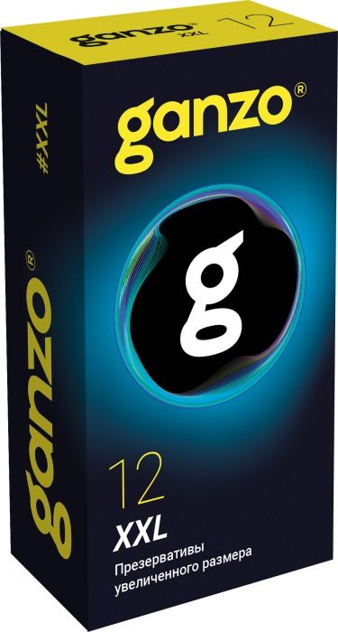 Презервативы увеличенного размера Ganzo XXL - 12 шт. - Ganzo - купить с доставкой в Новороссийске