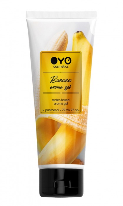 Лубрикант на водной основе OYO Aroma Gel Banana с ароматом банана - 75 мл. - OYO - купить с доставкой в Новороссийске