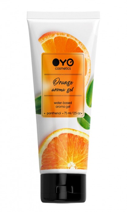 Лубрикант на водной основе OYO Aroma Gel Orange с ароматом апельсина - 75 мл. - OYO - купить с доставкой в Новороссийске