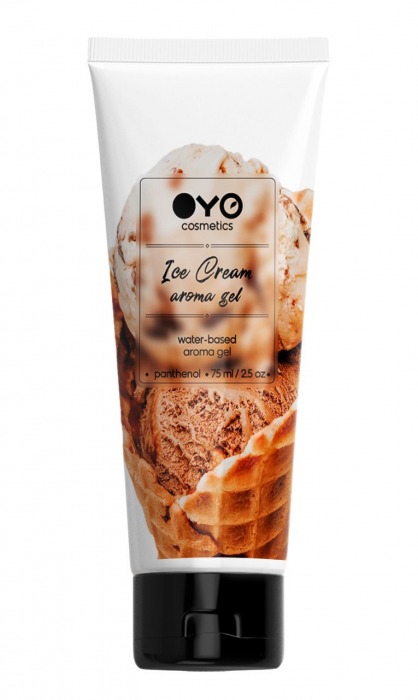 Лубрикант на водной основе OYO Aroma Gel Ice Cream с ароматом пломбира - 75 мл. - OYO - купить с доставкой в Новороссийске