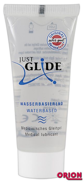 Вагинальная смазка на водной основе JUSTGLIDE - 20 мл. - Orion - купить с доставкой в Новороссийске
