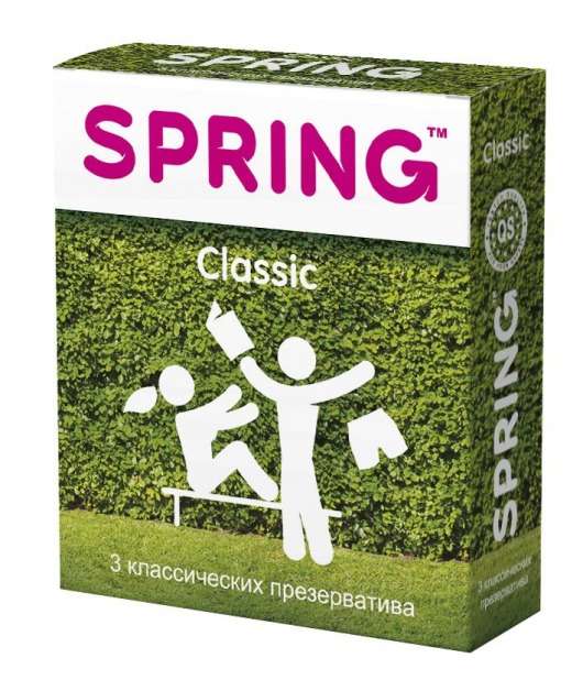 Классические презервативы SPRING CLASSIC - 3 шт. - SPRING - купить с доставкой в Новороссийске