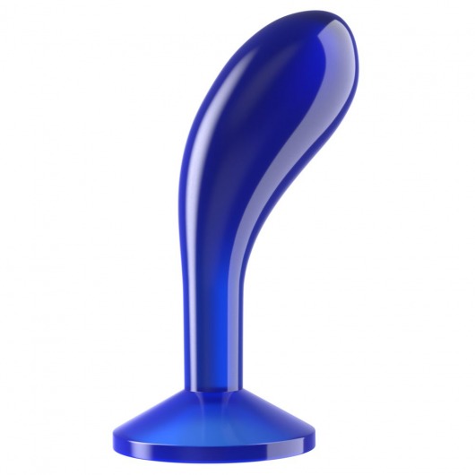 Синяя анальная втулка Flawless Clear Prostate Plug 6.0 - 15 см. - Lovetoy - в Новороссийске купить с доставкой