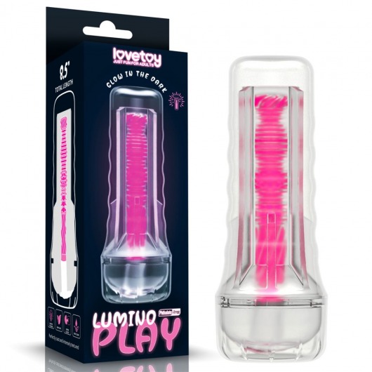 Светящийся в темноте мастурбатор 8.5 Lumino Play Masturbator - Lovetoy - в Новороссийске купить с доставкой