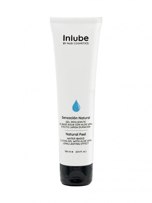 Интимный лубрикант с алоэ вера Inlube Natural Feel - 100 мл. - Nuei cosmetics - купить с доставкой в Новороссийске