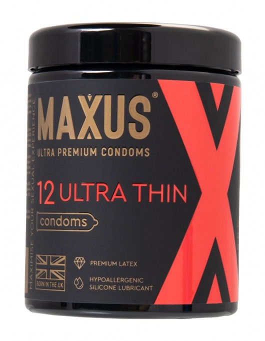 Ультратонкие презервативы MAXUS Ultra Thin - 12 шт. - Maxus - купить с доставкой в Новороссийске