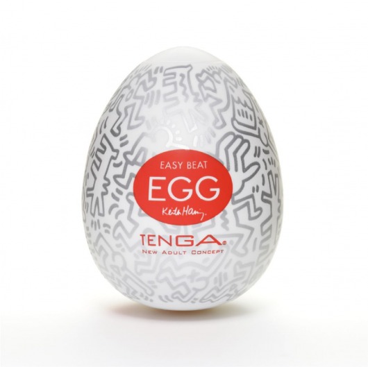 Мастурбатор-яйцо Keith Haring EGG PARTY - Tenga - в Новороссийске купить с доставкой