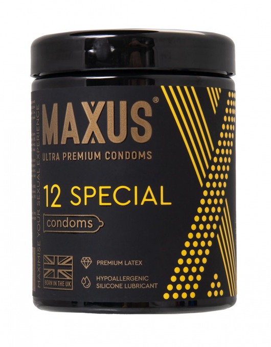 Презервативы с точками и рёбрами MAXUS Special - 12 шт. - Maxus - купить с доставкой в Новороссийске