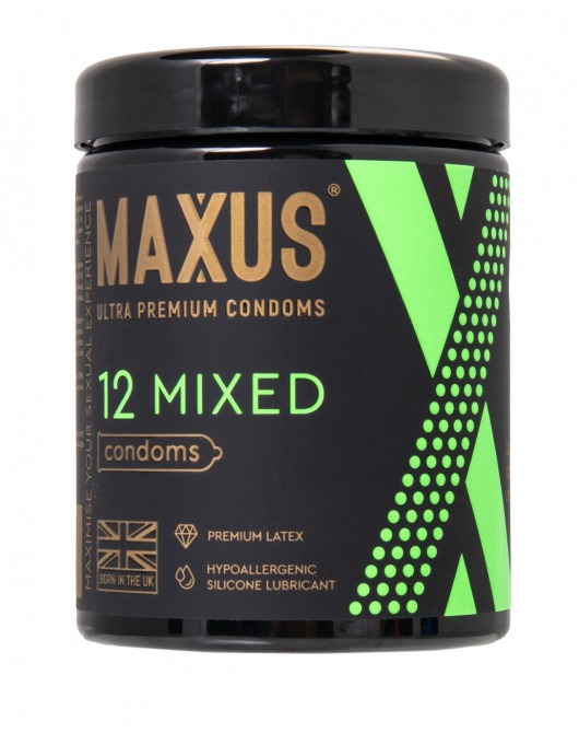 Презервативы MAXUS Mixed - 12 шт. - Maxus - купить с доставкой в Новороссийске