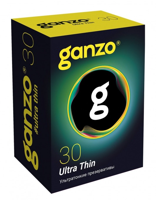 Супертонкие презервативы Ganzo Ultra thin - 30 шт. - Ganzo - купить с доставкой в Новороссийске