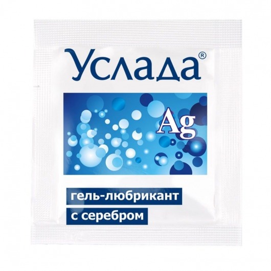 Гель-лубрикант «Услада с серебром» - 3 гр. - Биоритм - купить с доставкой в Новороссийске