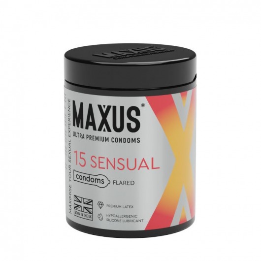Анатомические презервативы MAXUS Sensual - 15 шт. - Maxus - купить с доставкой в Новороссийске
