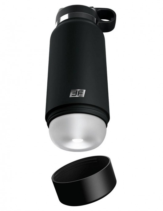 Черный мастурбатор в виде бутылки Fap Flask - Pipedream - в Новороссийске купить с доставкой