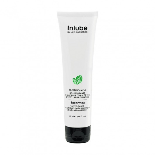 Водный лубрикант Nuei Inlube с алоэ вера и ароматом мяты - 100 мл. - Nuei cosmetics - купить с доставкой в Новороссийске