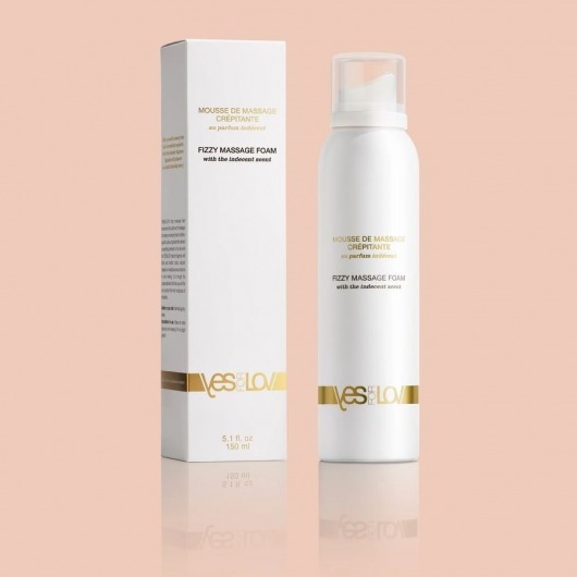 Массажная пена Fizzy Massage Foam - 150 мл. - YESforLOV - купить с доставкой в Новороссийске