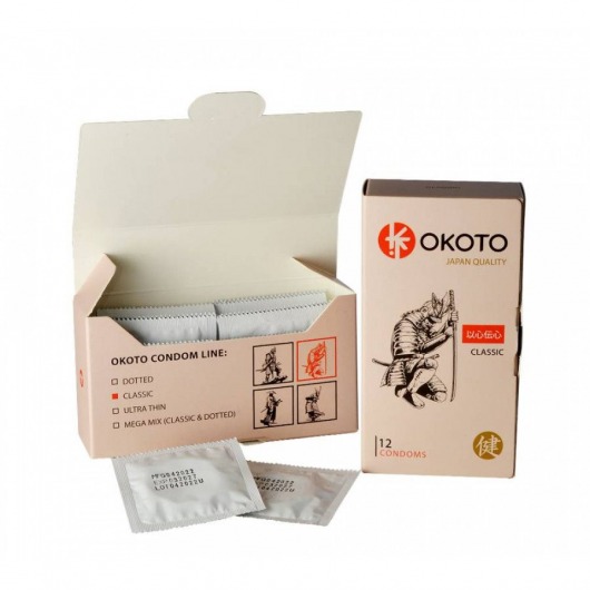 Презервативы OKOTO Classic - 12 шт. - Sitabella - купить с доставкой в Новороссийске