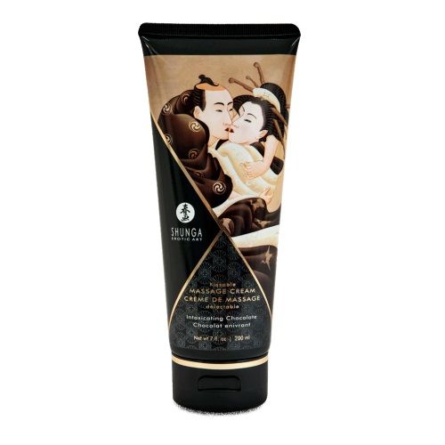 Массажный крем для тела с ароматом шоколада Intoxicating Chocolate - 200 мл. - Shunga - купить с доставкой в Новороссийске
