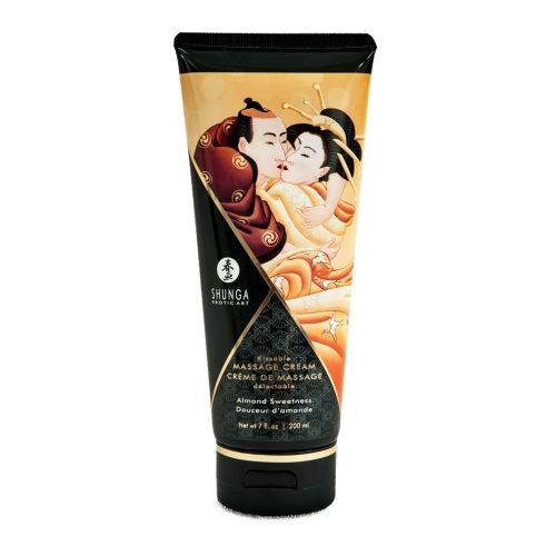 Массажный крем для тела с ароматом миндаля Almond Sweetness - 200 мл. - Shunga - купить с доставкой в Новороссийске
