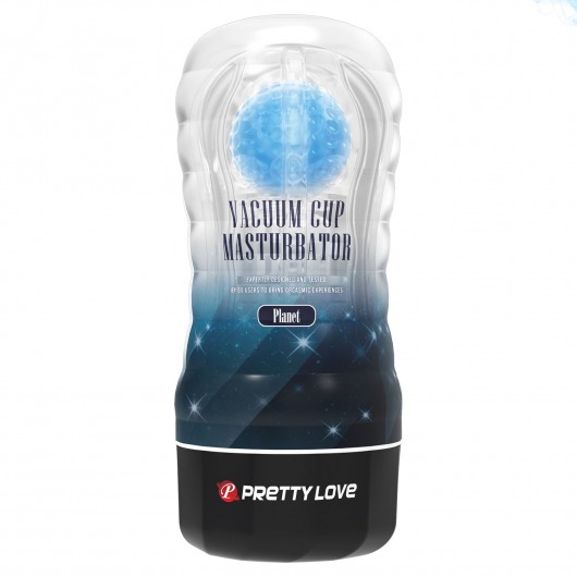 Прозрачный текстурированный мастурбатор Vacuum Cup Masturbator Planet - Baile - в Новороссийске купить с доставкой