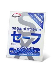 Презерватив Sagami Xtreme Ultrasafe с двойным количеством смазки - 1 шт. - Sagami - купить с доставкой в Новороссийске