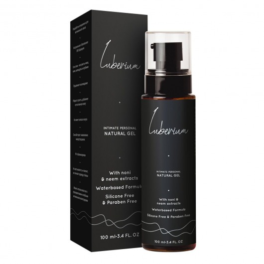 Интимный гель на водной основе с экстрактами нони и нима Luberium Natural Gel - 100 мл. - Luberium - купить с доставкой в Новороссийске