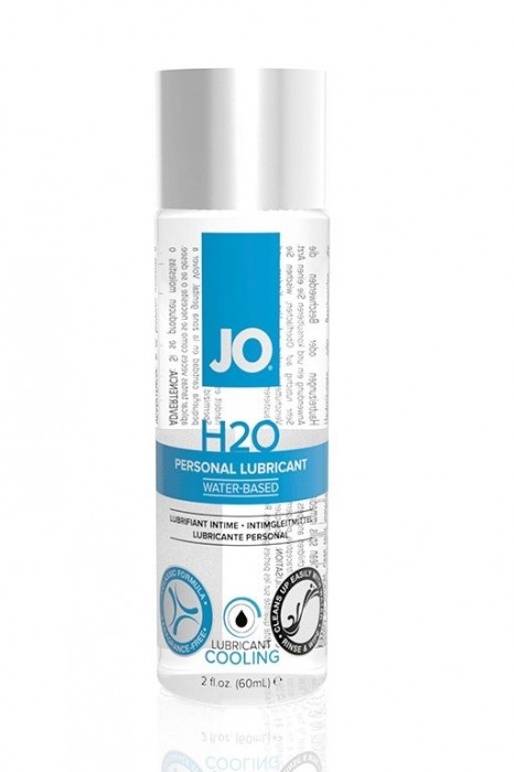 Охлаждающий лубрикант на водной основе JO Personal Lubricant H2O COOLING - 60 мл. - System JO - купить с доставкой в Новороссийске