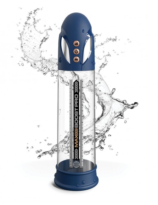 Синяя вакуумная автоматическая помпа Max Boost Pro Flow - Pipedream - в Новороссийске купить с доставкой