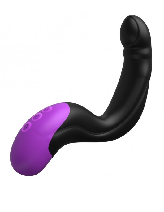 Черно-фиолетовый вибромассажёр простаты Hyper-Pulse P-Spot Massager - Pipedream - в Новороссийске купить с доставкой