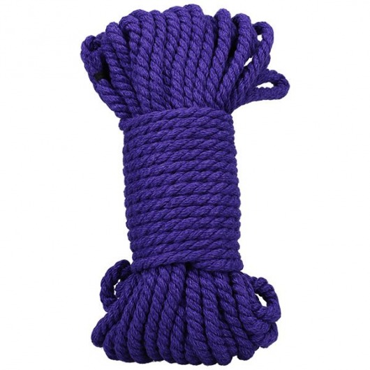 Фиолетовая верёвка для связывания и фиксации Bind Tie - 15,24 м. - Doc Johnson - купить с доставкой в Новороссийске