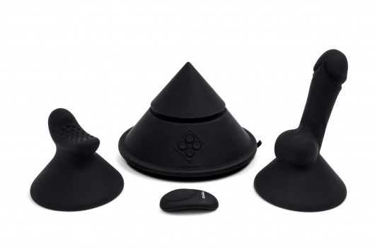 Конусный вибромассажер Cowgirl Cone с 2 насадками - CowGirl - купить с доставкой в Новороссийске