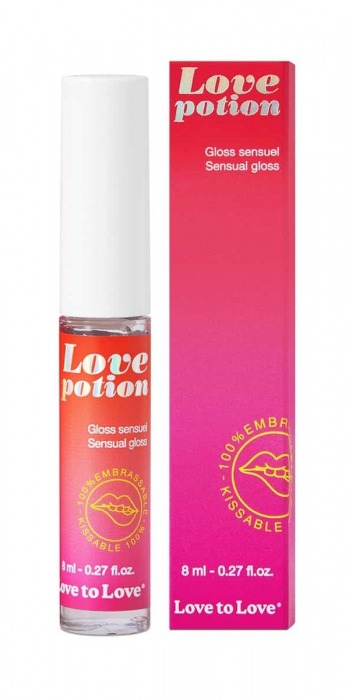 Возбуждающий блеск для губ Love Potion - 8 мл. - Love to Love - купить с доставкой в Новороссийске