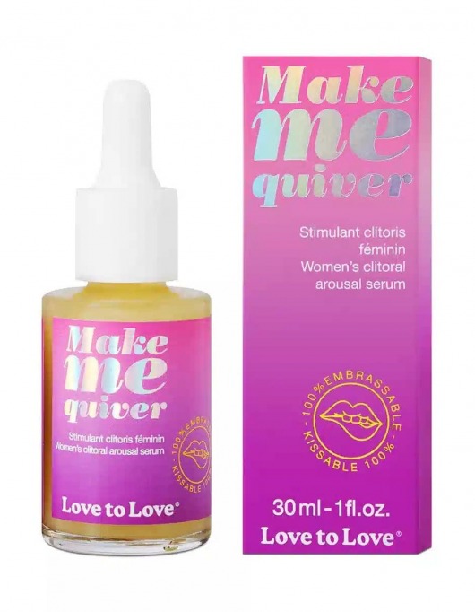 Возбуждающие капли для клитора Make Me Quiver - 30 мл. - Love to Love - купить с доставкой в Новороссийске