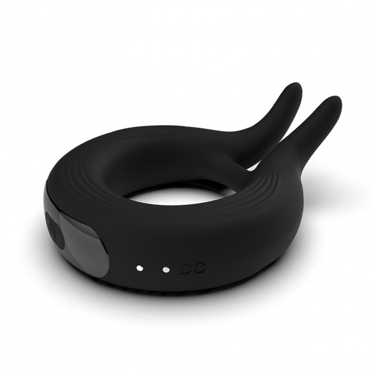 Черное эрекционное кольцо Marry Me Rechargeable Vibrating Cockring - Adrien Lastic - в Новороссийске купить с доставкой