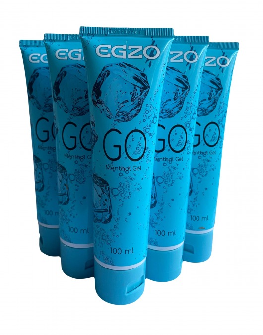 Набор из 5 пролонгирующих лубрикантов на водной основе Egzo Go (по 100 мл.) - EGZO - купить с доставкой в Новороссийске