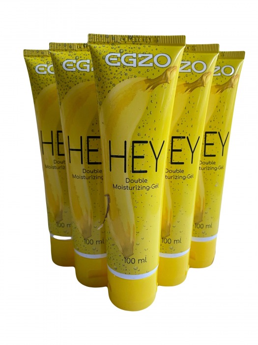 Набор из 5 анальных лубрикантов на водной основе Egzo Hey (по 100 мл.) - EGZO - купить с доставкой в Новороссийске