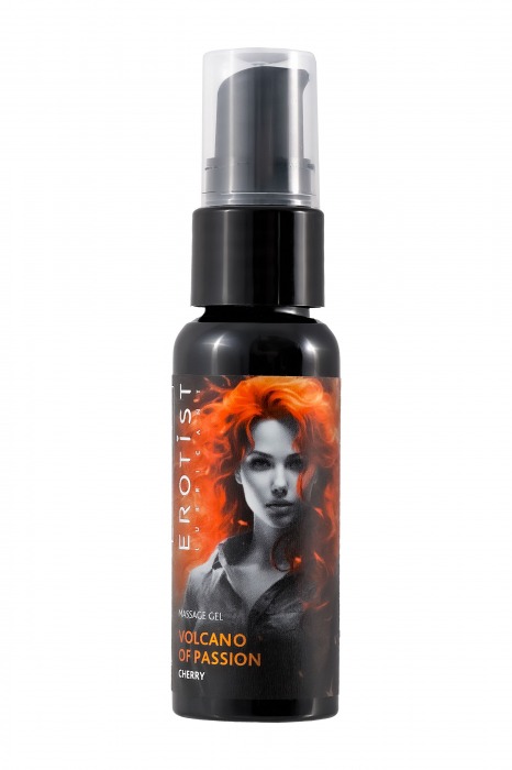 Гель с эффектом вибрации Volcano Of Passion со вкусом вишни - 25 мл. - Erotist Lubricants - купить с доставкой в Новороссийске