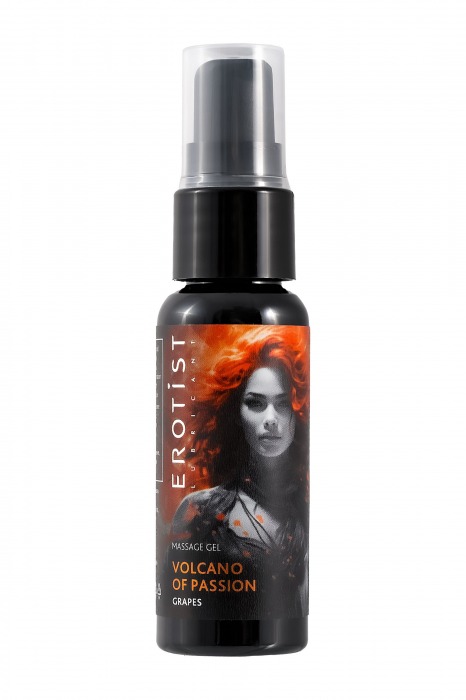 Гель с эффектом вибрации Volcano Of Passion со вкусом винограда - 25 мл. - Erotist Lubricants - купить с доставкой в Новороссийске