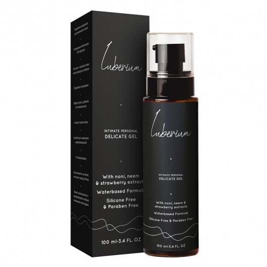 Интимный гель с экстрактами нони, нима и клубники Luberium Delicate Waterbased - 100 мл. - Luberium - купить с доставкой в Новороссийске