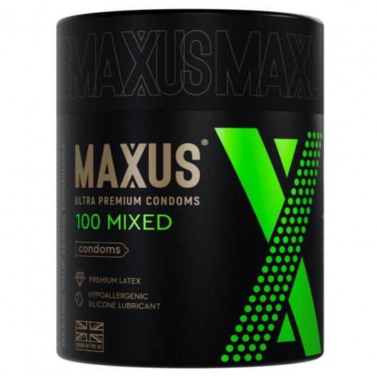 Презервативы MAXUS Mixed - 100 шт. - Maxus - купить с доставкой в Новороссийске