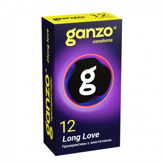 Презервативы с анестетиком для продления удовольствия Ganzo Long Love - 12 шт. - Ganzo - купить с доставкой в Новороссийске