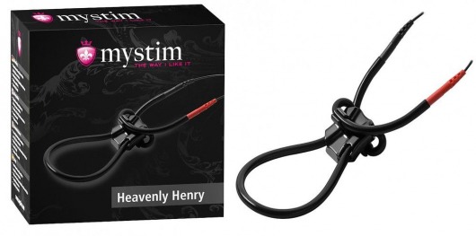 Эрекционное лассо для электростимуляции HEAVENLY HENRY - MyStim - купить с доставкой в Новороссийске