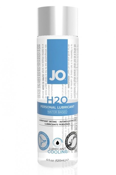 Охлаждающий лубрикант на водной основе JO Personal Lubricant H2O COOLING - 120 мл. - System JO - купить с доставкой в Новороссийске