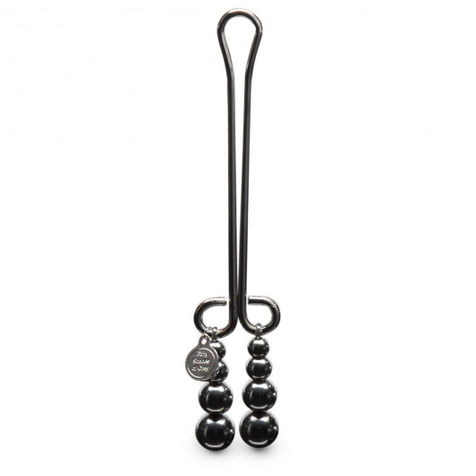 Зажим для клитора с бусинами Just Sensation Beaded Clitoral Clamp - Fifty Shades of Grey - купить с доставкой в Новороссийске
