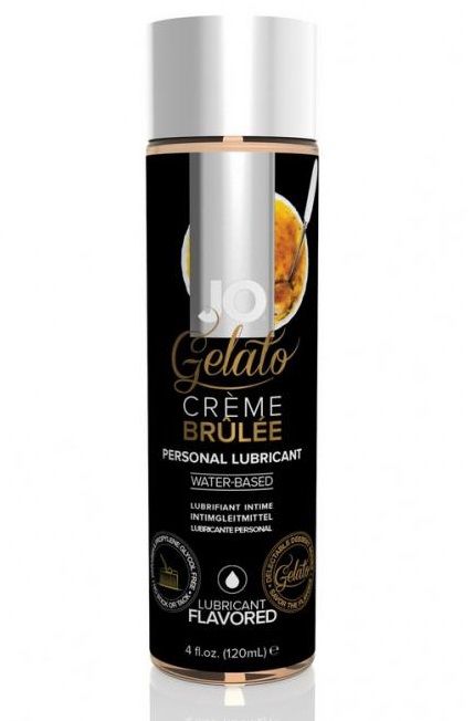 Лубрикант с ароматом крем-брюле JO GELATO CREME BRULEE - 120 мл. - System JO - купить с доставкой в Новороссийске