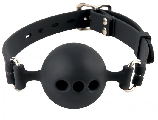 Силиконовый кляп-шар с отверстиями для дыхания Silicone Breathable Ball Gag Small - Pipedream - купить с доставкой в Новороссийске