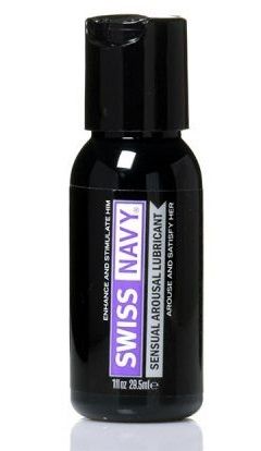 Возбуждающий гель-лубрикант на водной основе Sensual Arousal Lubricant  - 29,5 мл. - Swiss navy - купить с доставкой в Новороссийске