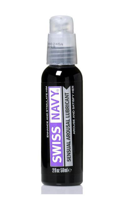 Возбуждающий гель-лубрикант на водной основе Sensual Arousal Lubricant - 59 мл. - Swiss navy - купить с доставкой в Новороссийске