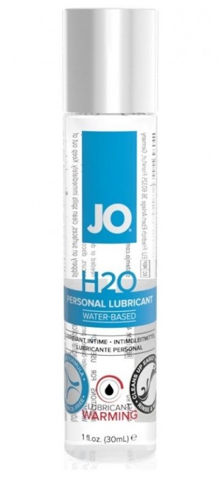 Возбуждающий лубрикант на водной основе JO Personal Lubricant H2O Warming - 30 мл. - System JO - купить с доставкой в Новороссийске