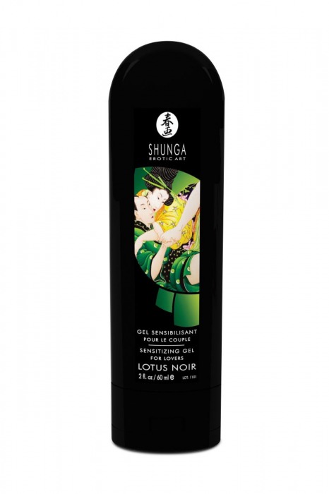 Интимный гель для пар, усиливающий наслаждение, Lotus Noir - 60 мл. - Shunga - купить с доставкой в Новороссийске