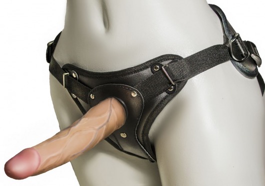 Женский страпон с вагинальной пробкой Woman Strap - 18 см. - LOVETOY (А-Полимер) - купить с доставкой в Новороссийске